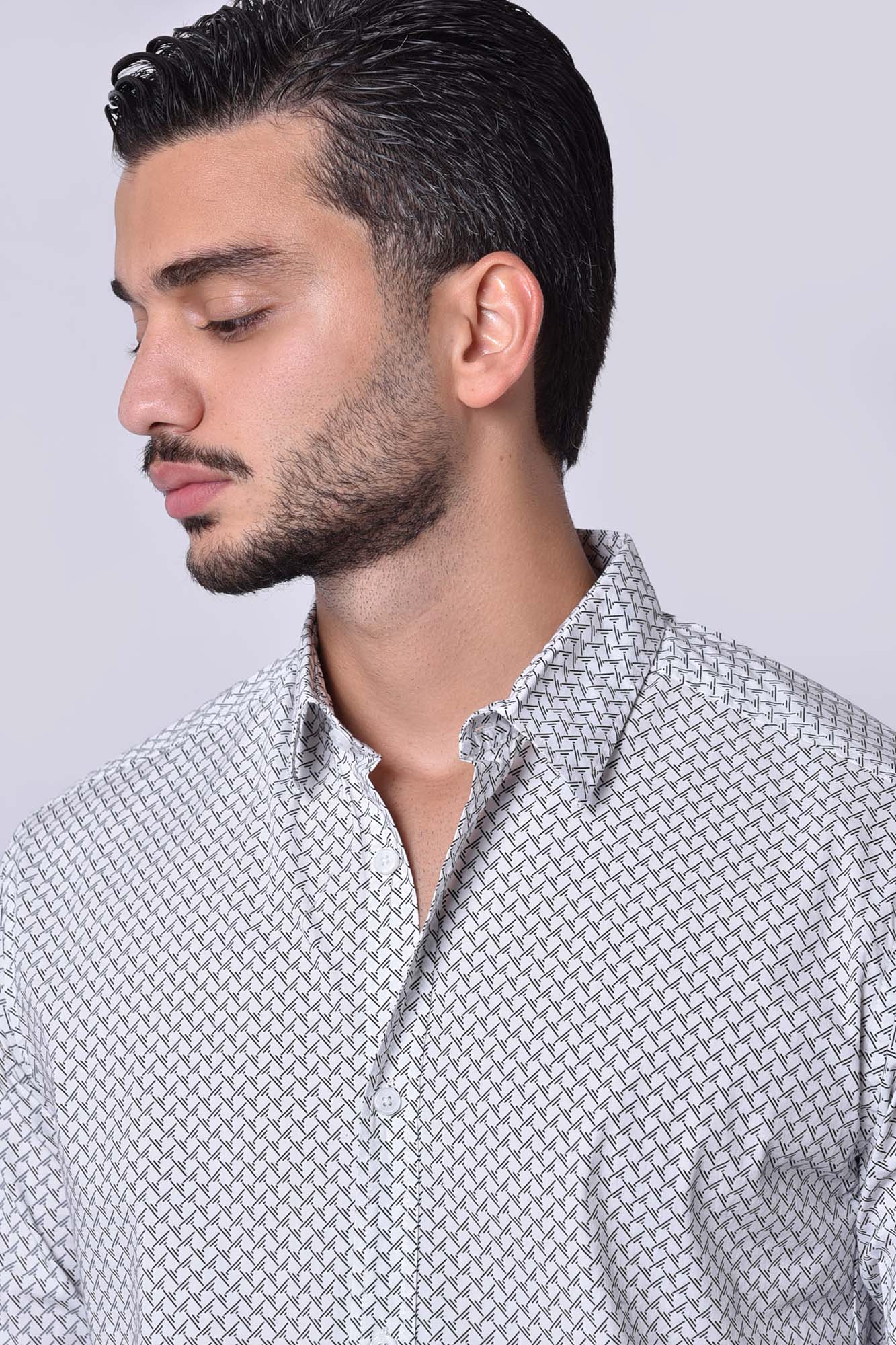 پیراهن آستین بلند طرحدار