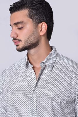 پیراهن آستین بلند طرحدار