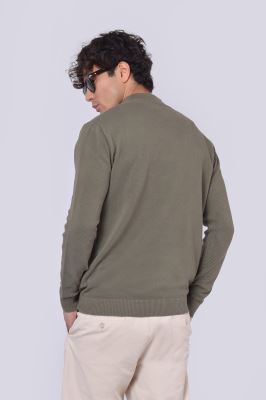 پلیور بافت نیم زیپ