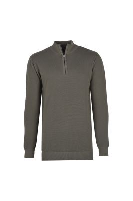 پلیور بافت نیم زیپ