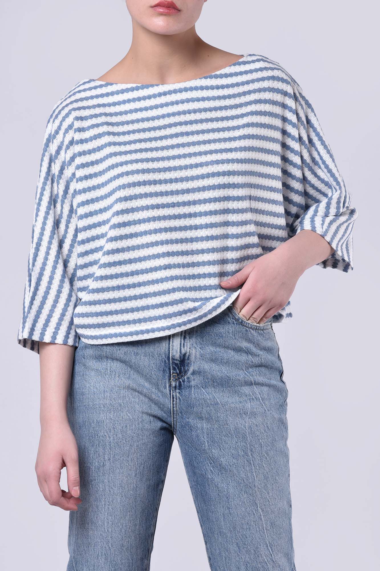 بلوز آستین بلند راه اره