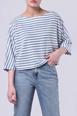 بلوز آستین بلند راه اره