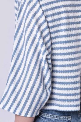 بلوز آستین بلند راه اره