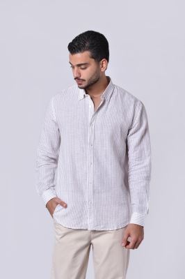 پیراهن آستین بلند لینن