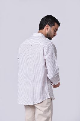 پیراهن آستین بلند لینن