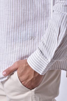 پیراهن آستین بلند لینن