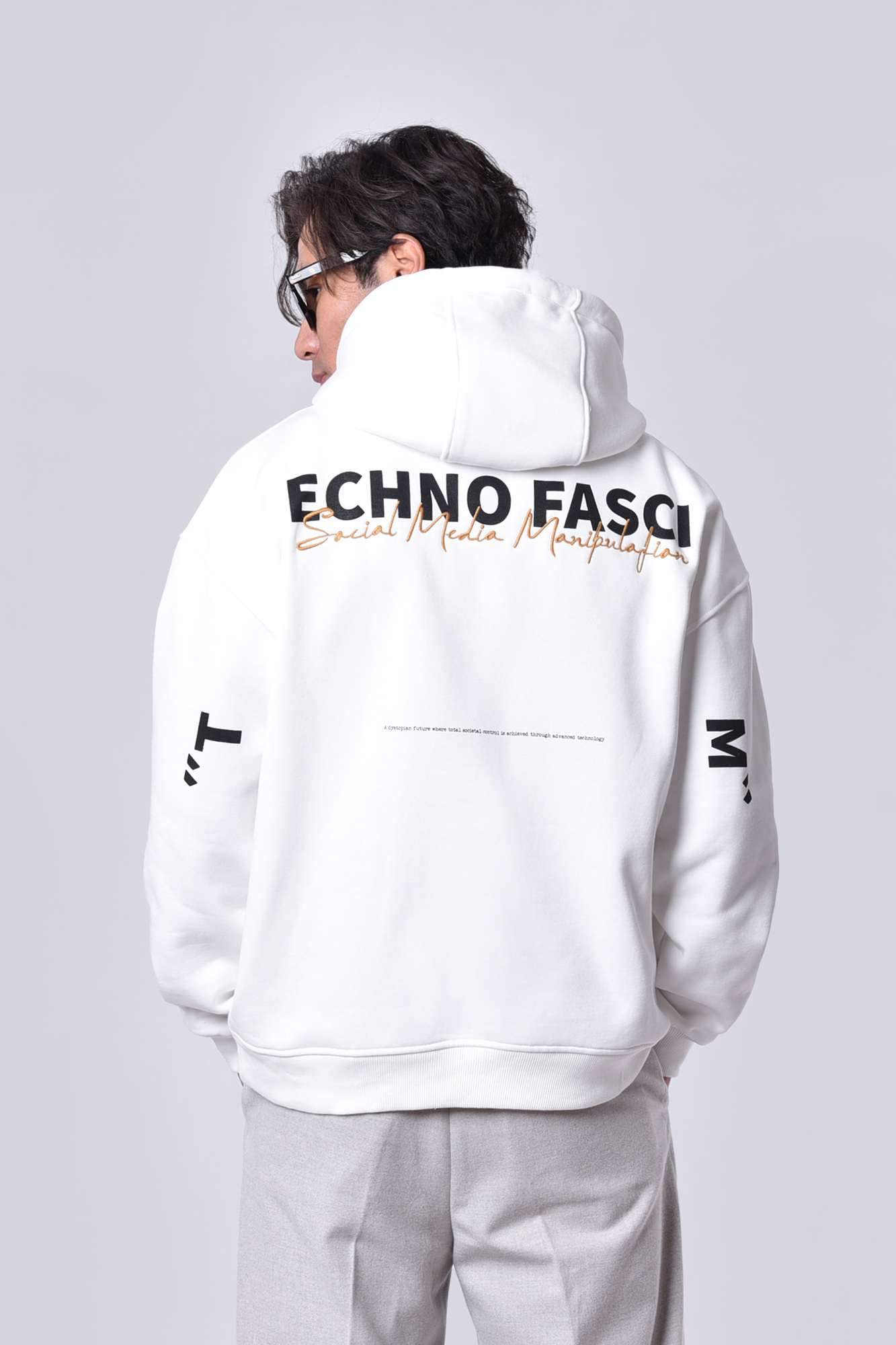 هودی آستین بلند چاپی