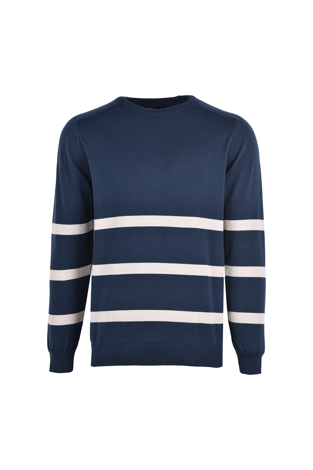 بافت یقه گرد راه راه