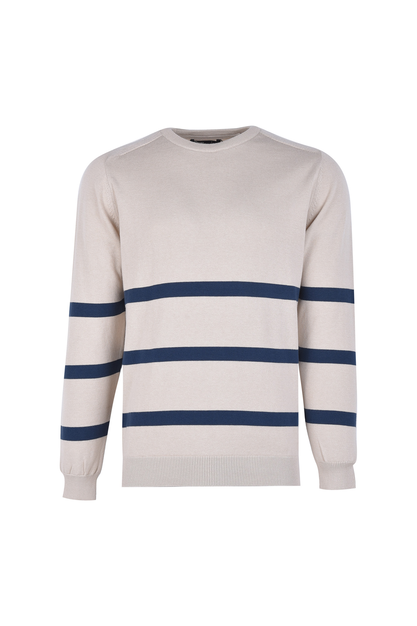 بافت یقه گرد راه راه