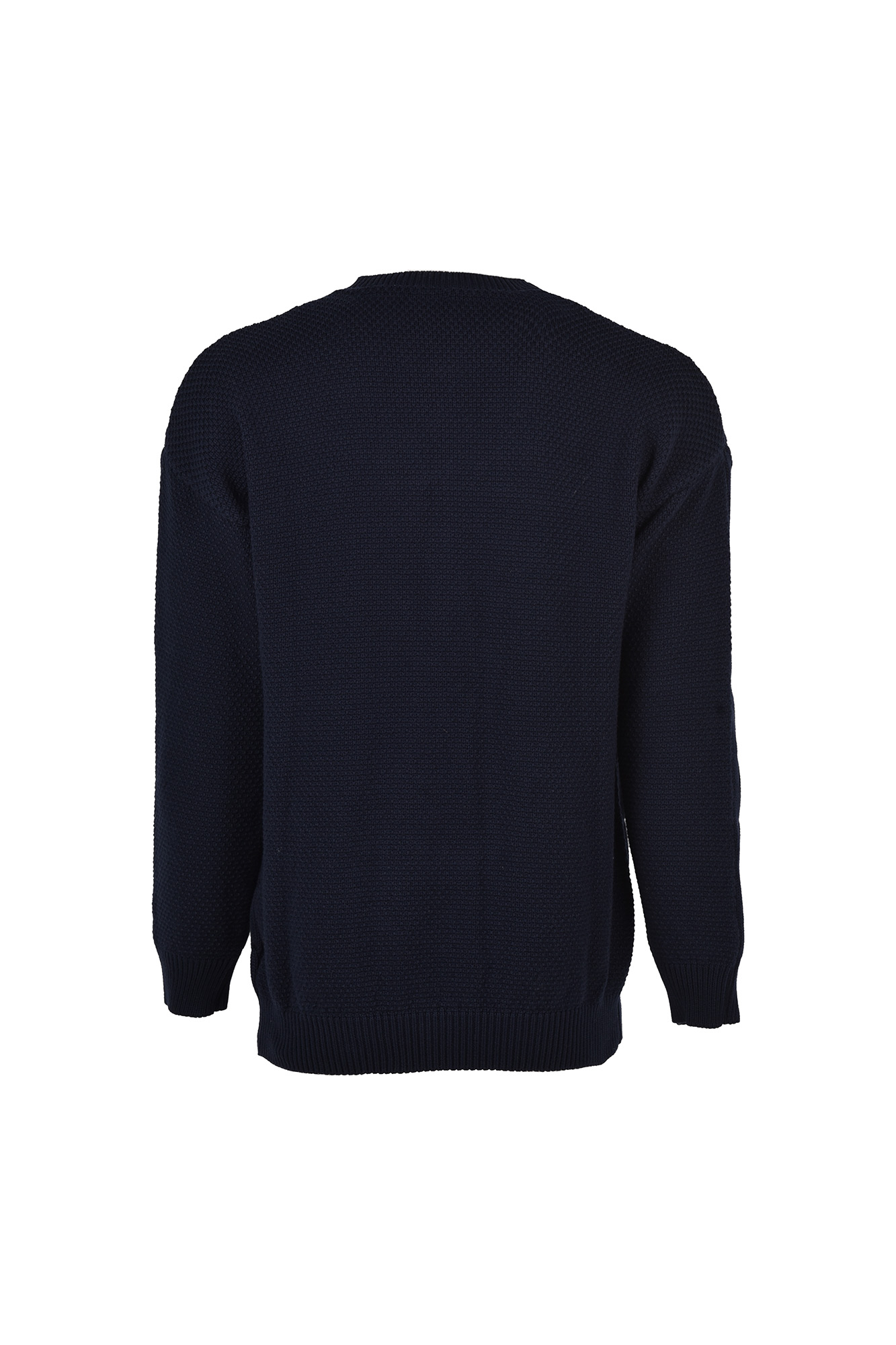 بافت یقه گرد ساده