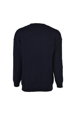 بافت یقه گرد ساده