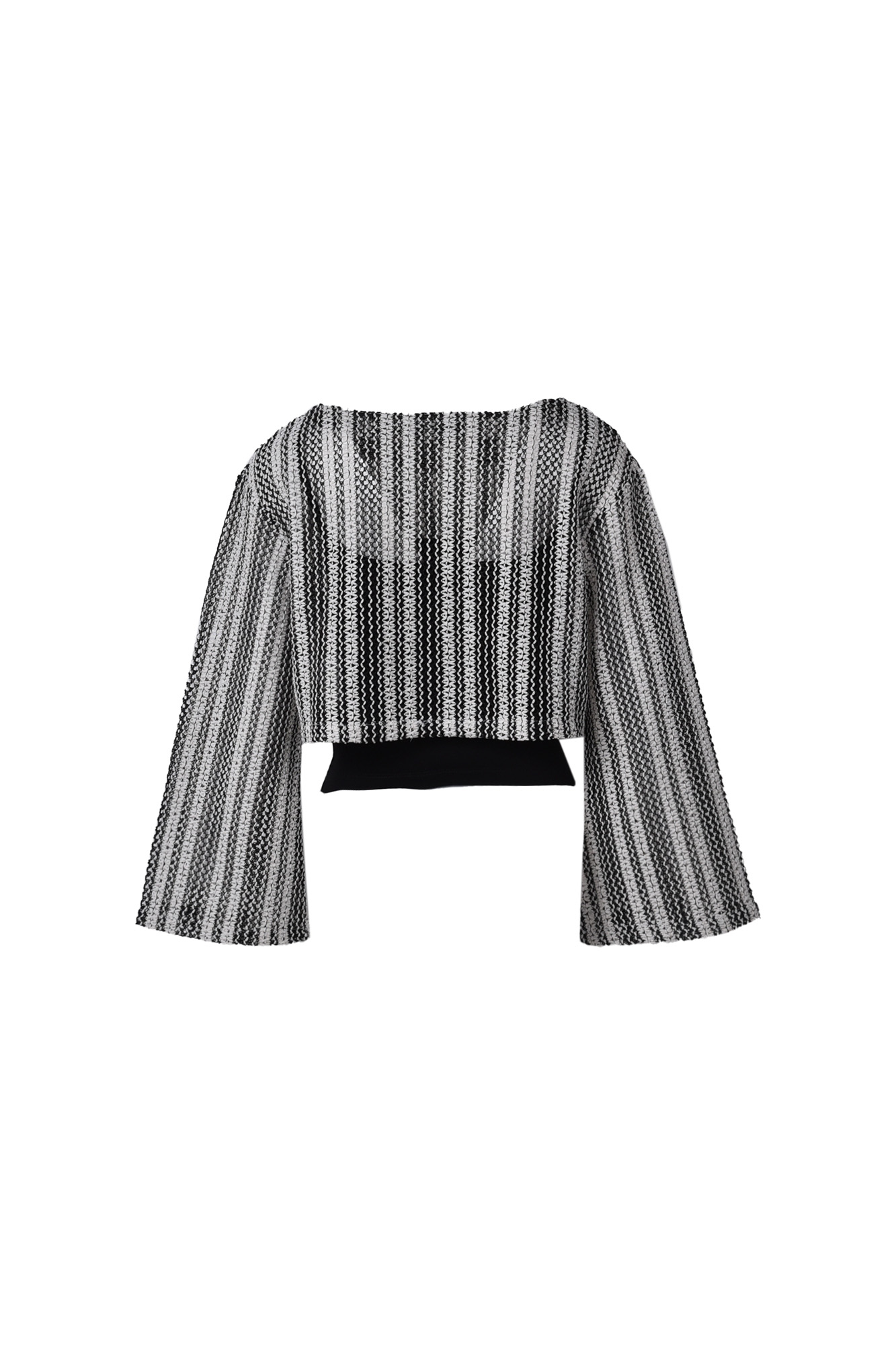 بلوز آستین بلند توری (دو تکه)