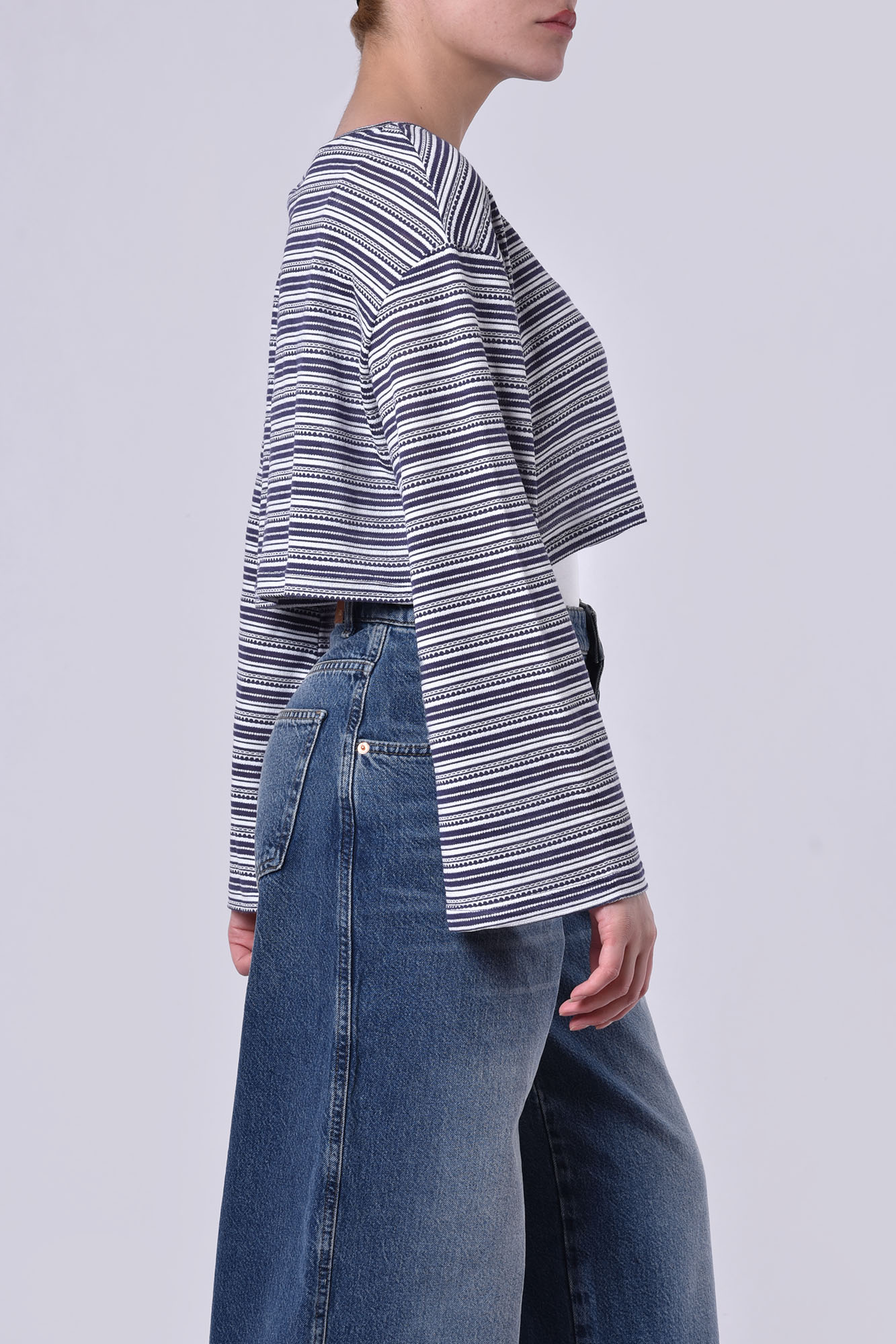 تیشرت آستین بلند طرحدار (دو تکه)