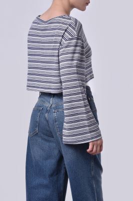 تیشرت آستین بلند طرحدار (دو تکه)