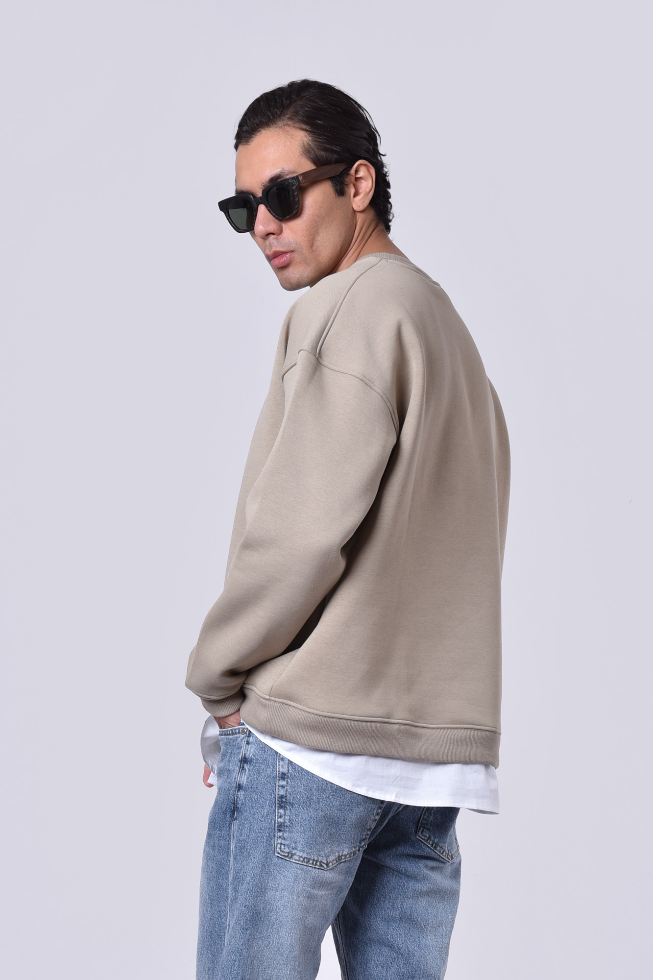 سوئیشرت یقه گرد ساده