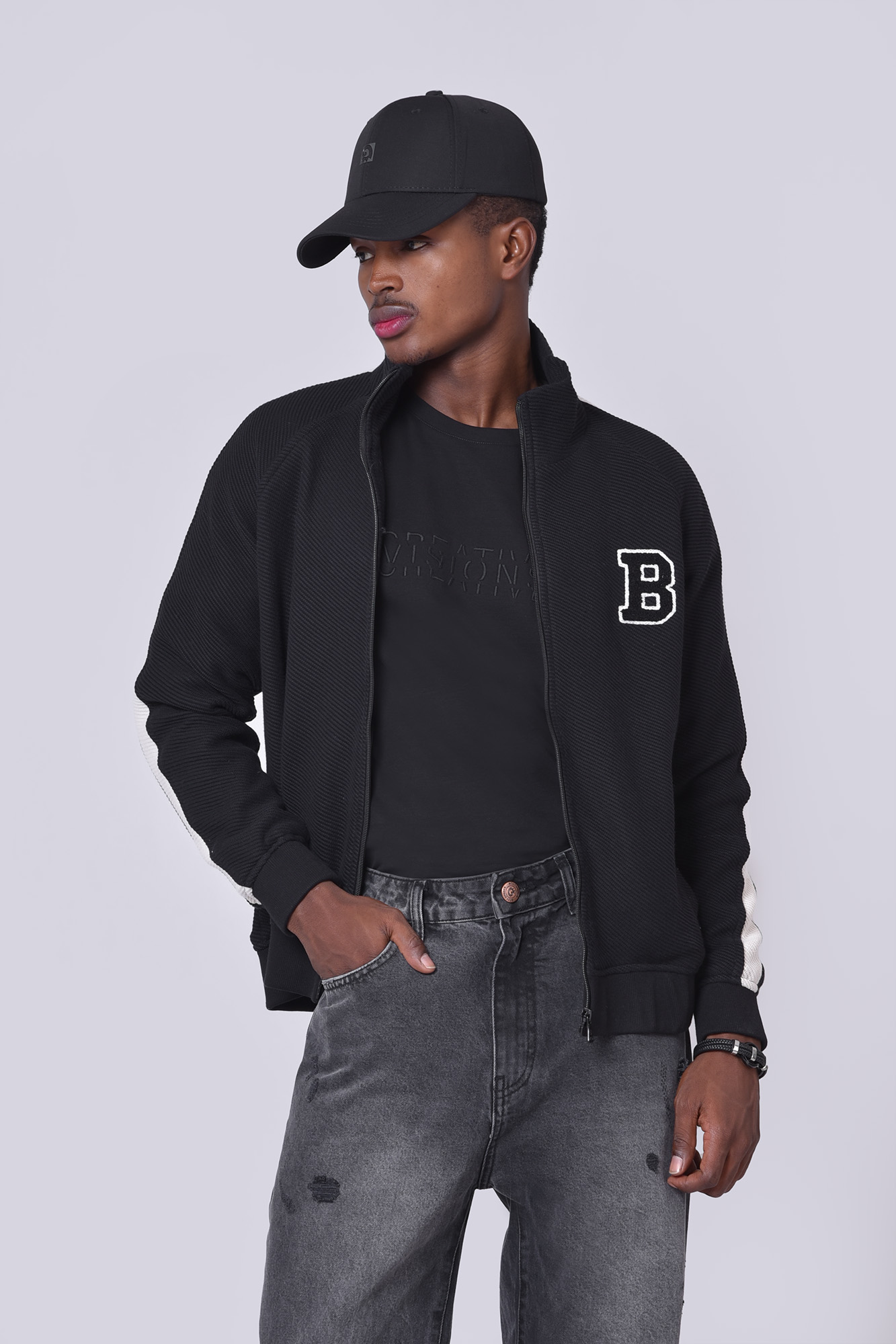 سوئیشرت تمام زیپ ساده