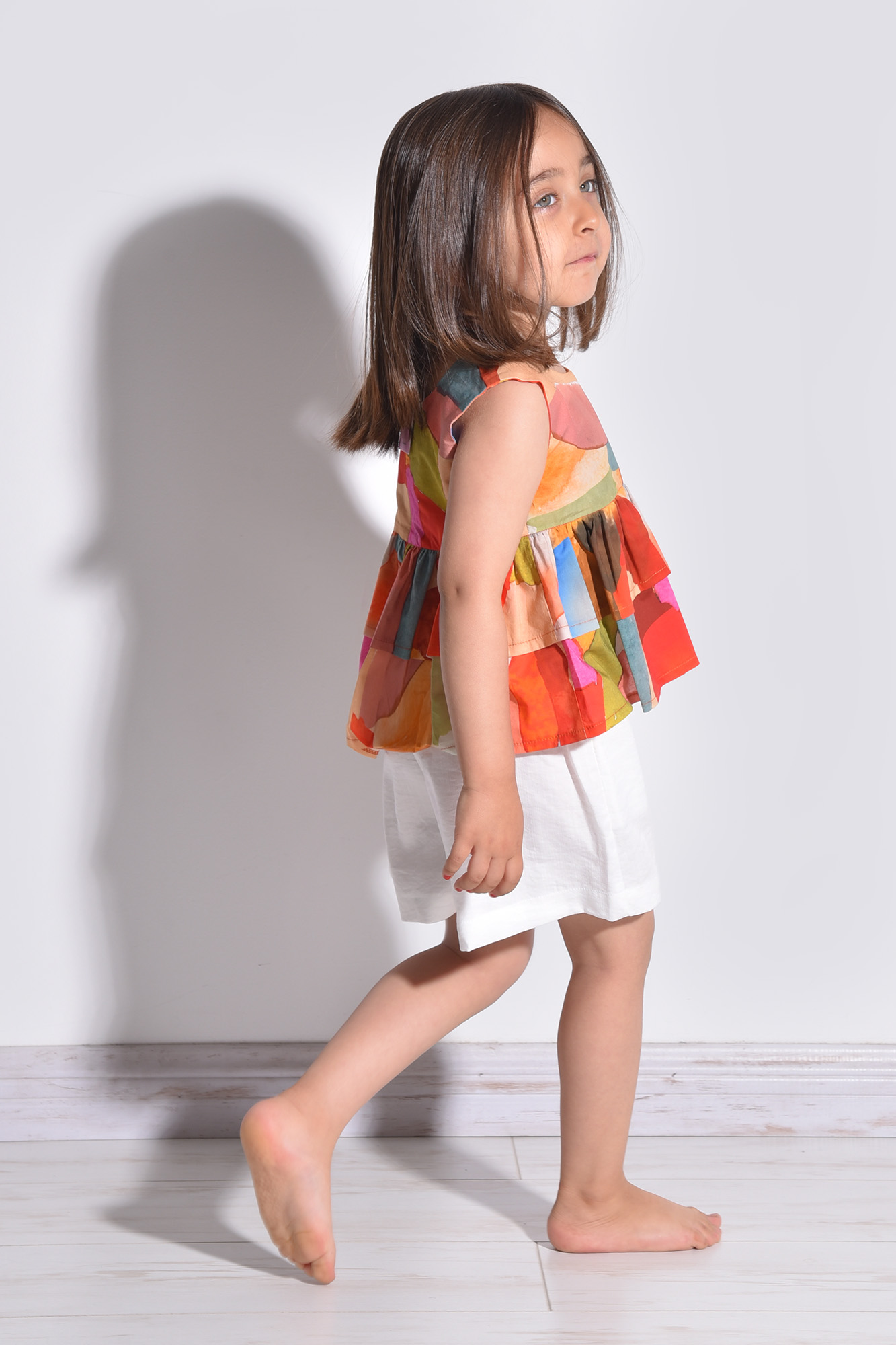 تاپ پیراهنی طرحدار