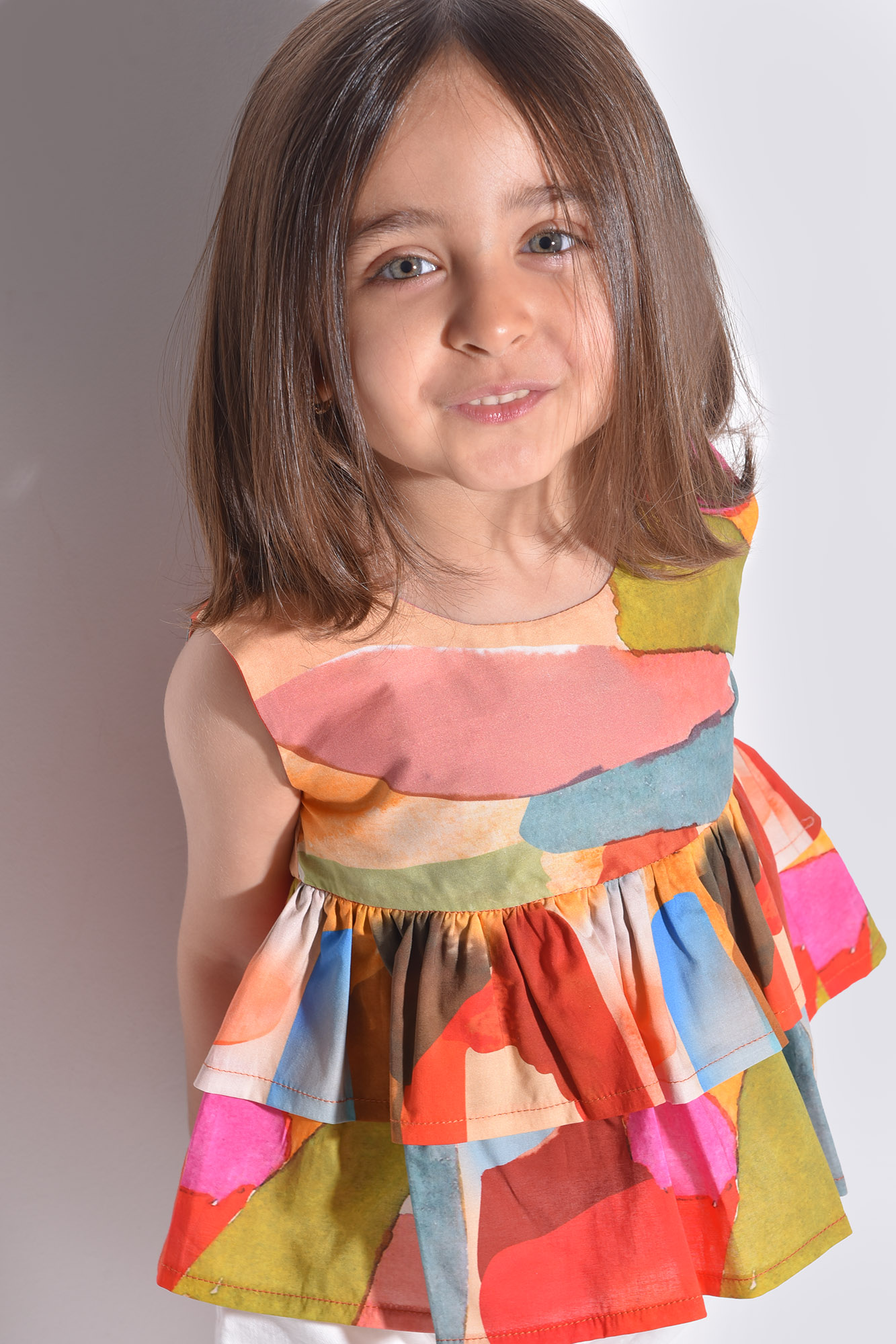 تاپ پیراهنی طرحدار