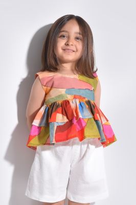 تاپ پیراهنی طرحدار