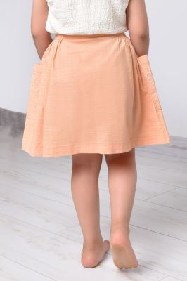 دامن کوتاه گلدوزی دخترانه