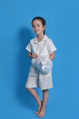 شومیز آستین کوتاه ساده دخترانه