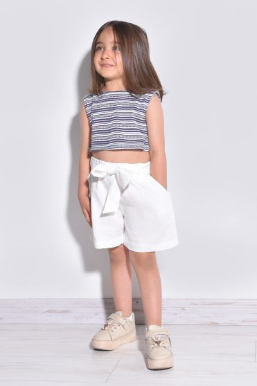 شلوارک پارچه ای ساده دخترانه