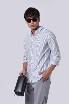 پیراهن آستین بلند راه راه