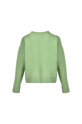 بافت یقه گرد گلدوزی