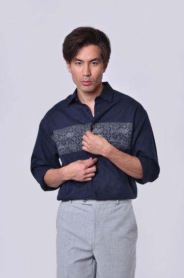 پیراهن آستین بلند چاپی