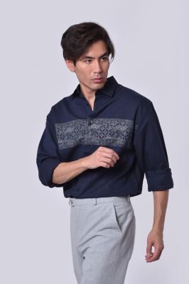 پیراهن آستین بلند چاپی