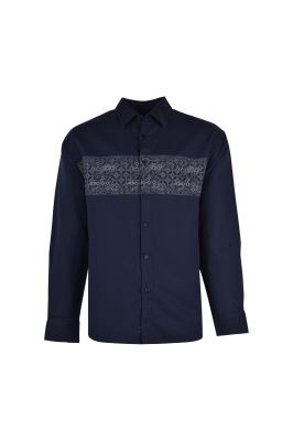 پیراهن آستین بلند چاپی