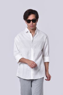 پیراهن آستین بلند چاپی