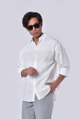 پیراهن آستین بلند چاپی