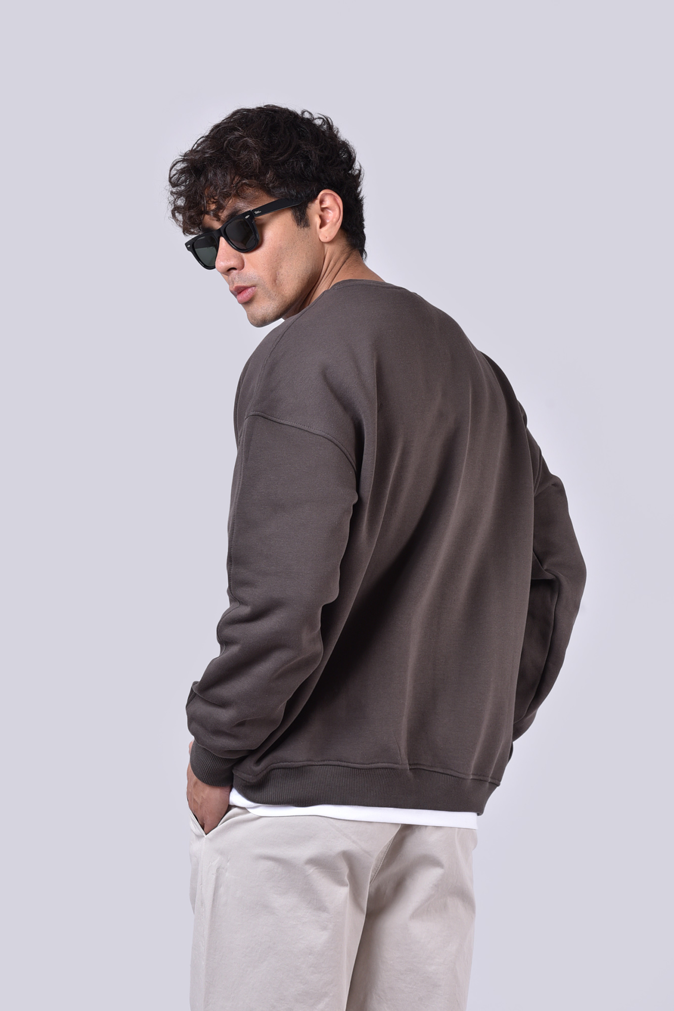 سوئیشرت آستین بلند ساده