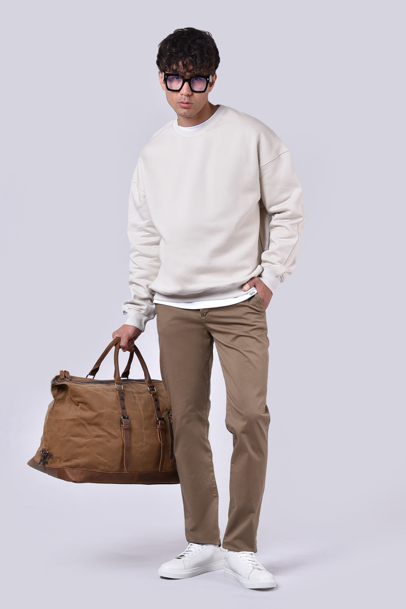 سوئیشرت آستین بلند ساده