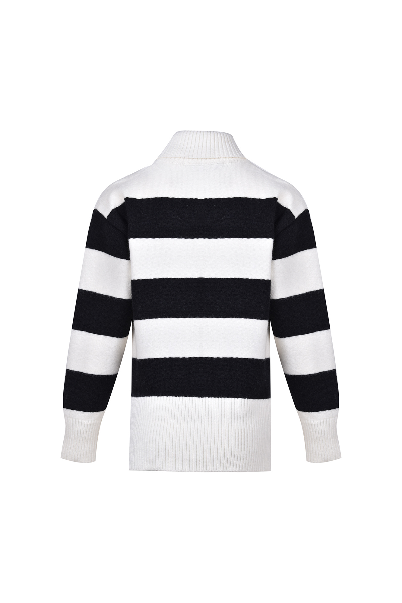 بافت یقه اسکی راه راه