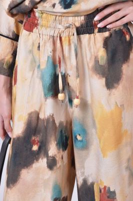 شلوار پارچه ای طرحدار