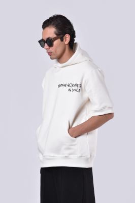 هودی آستین کوتاه چاپی