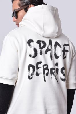 هودی آستین کوتاه چاپی