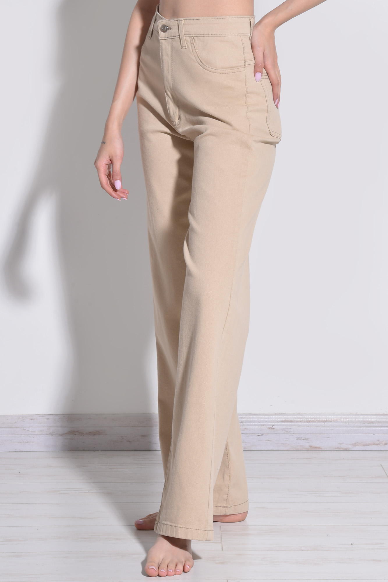 شلوار کتان ساده