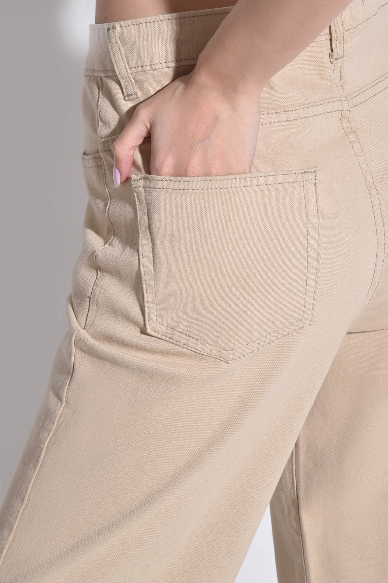 شلوار کتان ساده