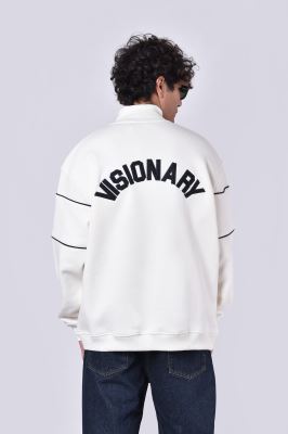 سوئیشرت نیم زیپ چاپی