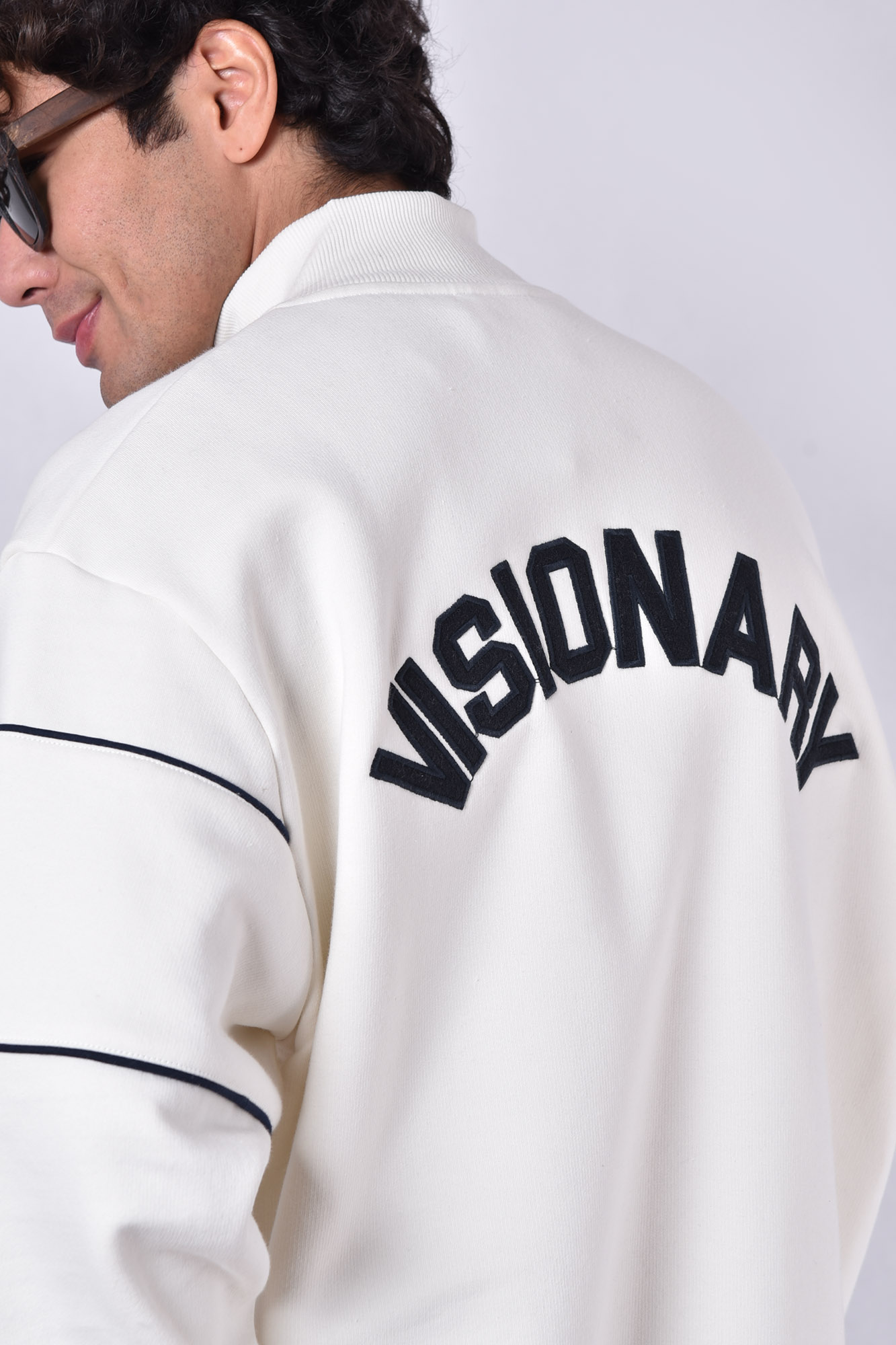 سوئیشرت نیم زیپ چاپی