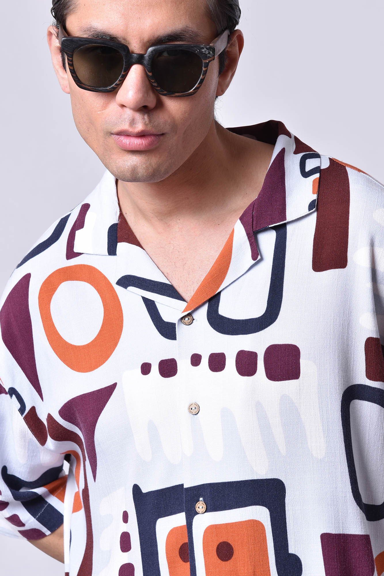 پیراهن آستین کوتاه طرحدار