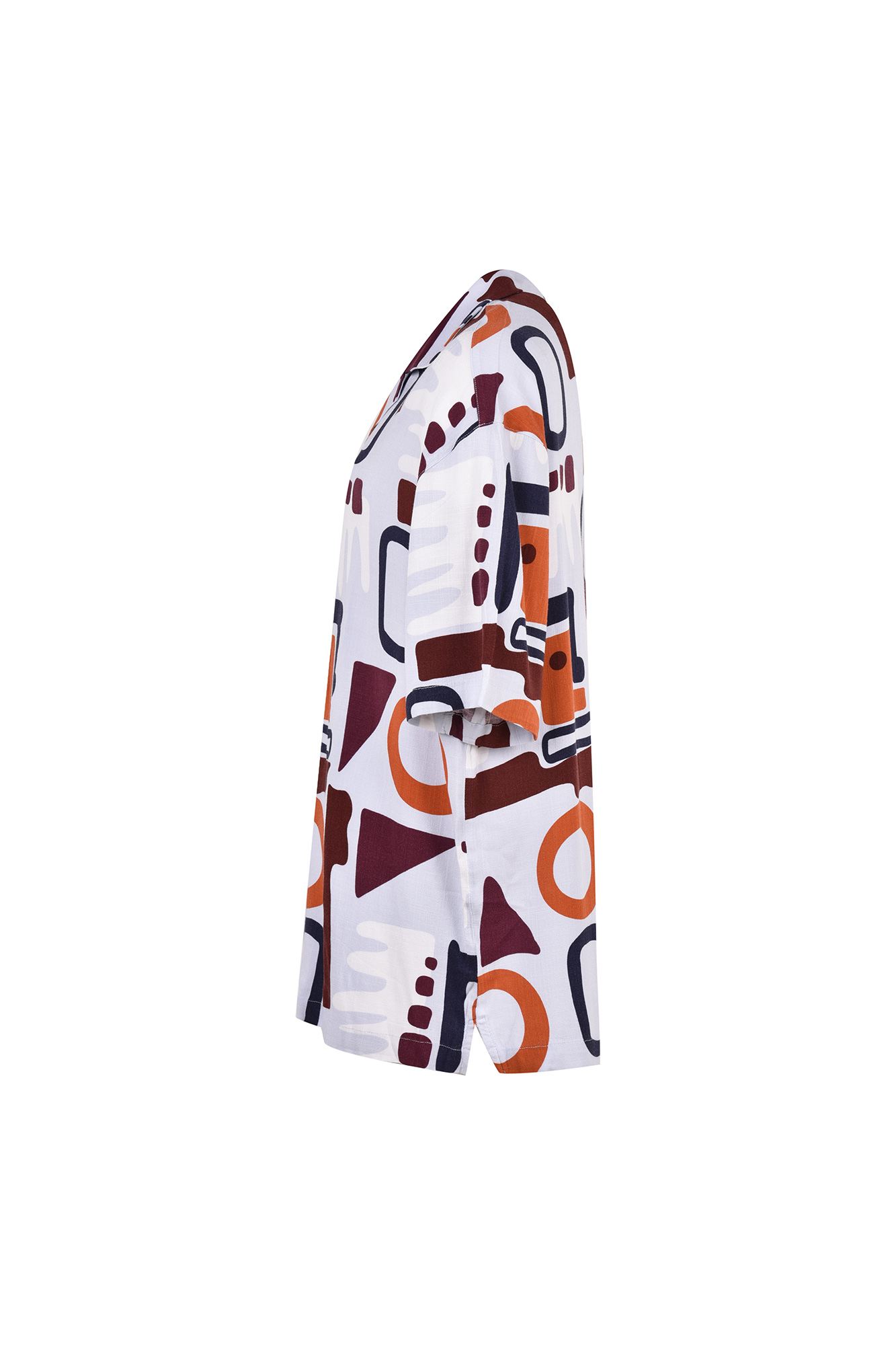 پیراهن آستین کوتاه طرحدار