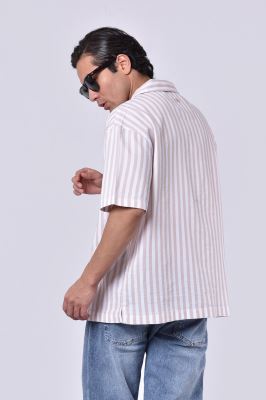 پیراهن آستین کوتاه راه راه