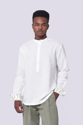 پیراهن آستین بلند لینن