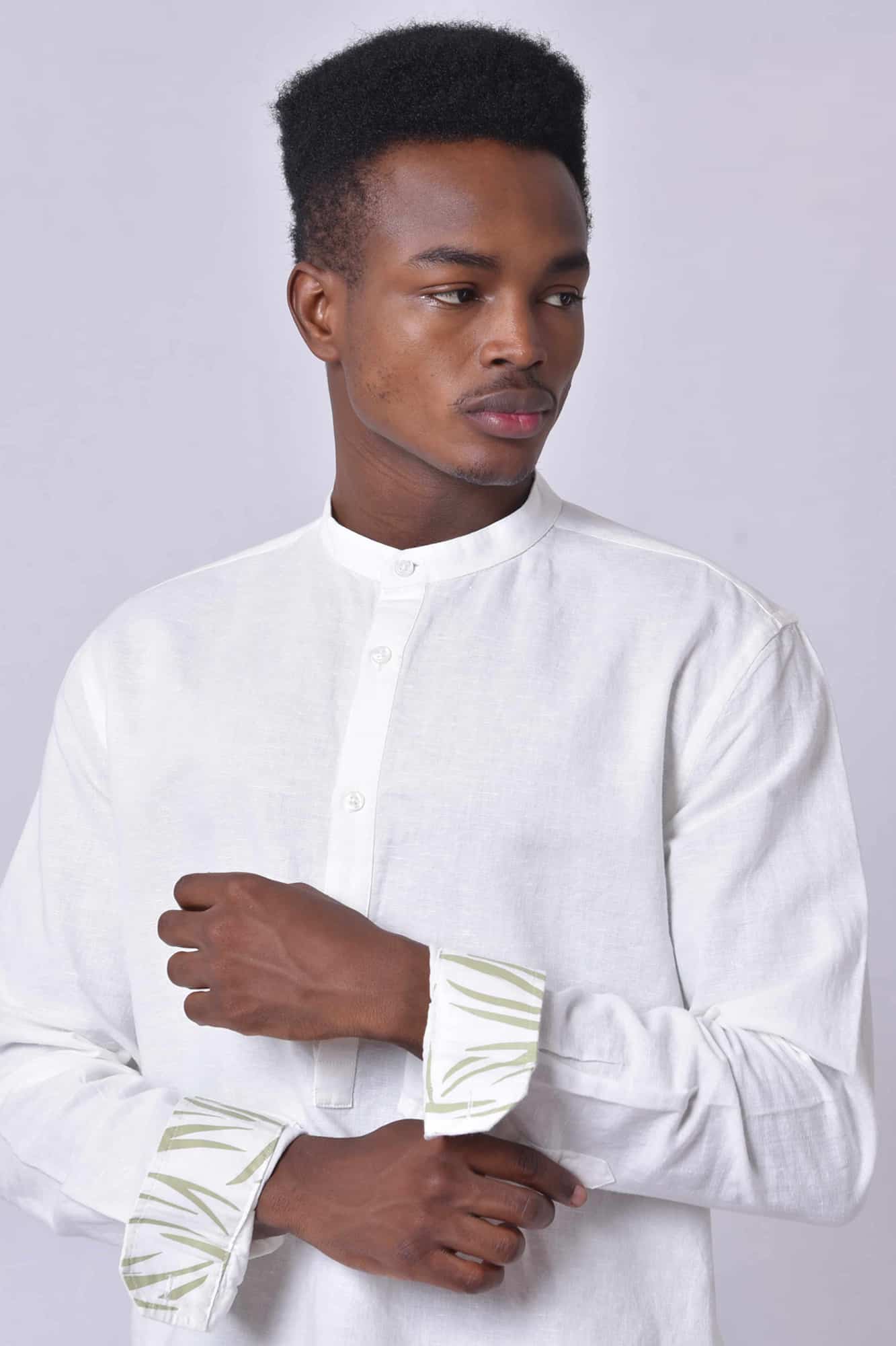 پیراهن آستین بلند لینن