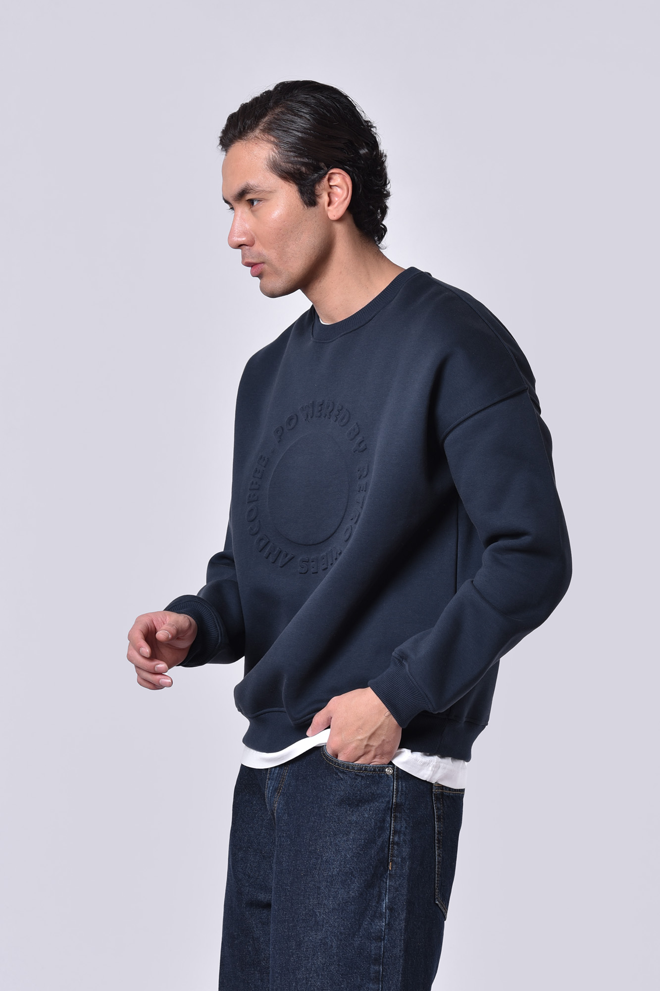 سوئیشرت یقه گرد چاپی