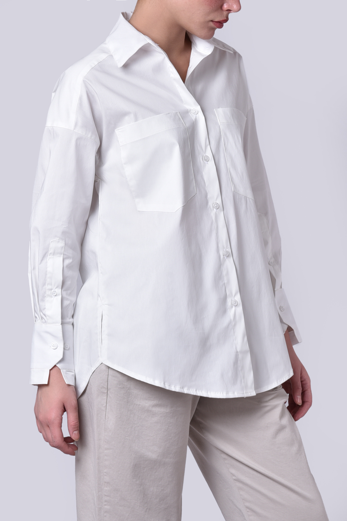 شومیز آستین بلند ساده